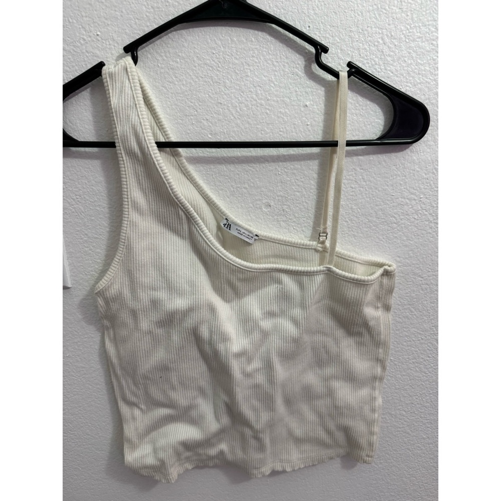 One shoulder Zara tank top